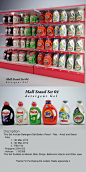 Mall Stand Set 04 : This Set Include Detergent Gel Bottle (Persil - Tide - Ariel) and Stand Files - Files 1 - 3D Max 2012 2 - 3D Max 2014 3 - FBX File - Polygons 2354,523 - Vertices 1193388 This Set Suitable to Market, Mall, Shops, Bathroom Interior and O