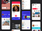 Cardi UI Kit : Cardi is a multipurpose cards based iOS UI Kit featuring over 20 beautifully designed key screens across 5 different content types as well as many fully customizable components carefully layered, a...