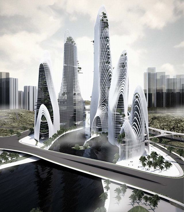 MAD建筑事务所最新的项目“山水城市”