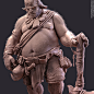 Orc Warrior, Rohit Singh : Sculpted in my free time, Based on Karl Kopinski Sketch,  still working on textures, Sculpted in Zbrush and Rendered in Vray, used Shave & Haircut for Fur