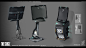 The Surge: Augmented Reality Panel Set, Dominik Derow : In 2016 I worked on Deck13 Interactive's Hardcore Action RPG "The Surge" as a Concept Art Intern. I mostly designed various props.

The Augmented Reality Panels come in various sizes: Big, 
