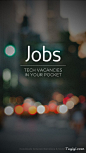 Jobs求职招聘手机应用APP界面设计