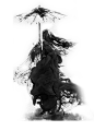 水墨绘画侠客武士 (30)图片