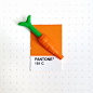 Pantone 151 color match. Lego carrot, from my son&#;8217s collection. It came with a Lego dude dressed up in bunny costume. It was a gift.