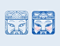 Chinese Traditional face by Yuekun: 