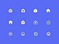 Home Icon Exploration : heya, 

here are some more "home" icons I´ve explored while working on a set for airtime.com 

Cheers