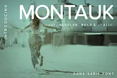 [模库]20% OFF Montauk | Sans Serif Family 字体系列_字体下载_无衬线字体