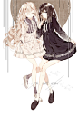 Girl 插画 人物 萝莉 洋服 洛丽塔 洋装 Lolita 堀森 [pixiv] 
