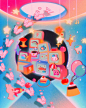 插画师分享NO