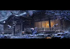同人图 插画 壁纸 | 鶴の恩返し | 半次元-第一中文COS绘画小说社区