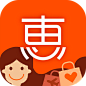 惠惠购物助手 38女生节 #App# #icon# #图标# #Logo# #扁平# 采集@GrayKam