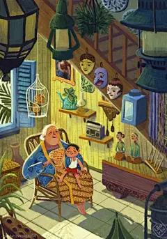 手绘教程！插画魔法技能之光影的绘制技巧教程（附专用笔刷）