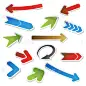 Vector buttons, arrows - labels on the white background. Usable for a link, Read more, Next, Join now, Subscribe, Registration, Buy now or menu options, color stickersVector buttons, arrows - labels on the white background. Usable for a link, Read more, N