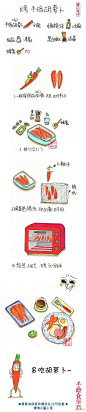 【在这个特别的节日：烤手指胡萝卜】做一个给家里的“儿童”吃，也不赖。哈哈哈后哈哈哈哈哈哈哈哈哈哈哈哈哈哈哈 #蓮小兔的手绘菜谱#