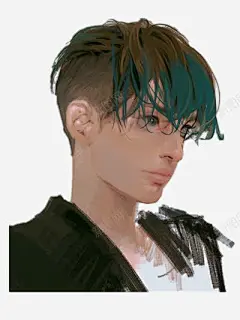 手绘帅哥高清素材 帅哥 帅哥插画 美男子 免抠png 设计图片 免费下载