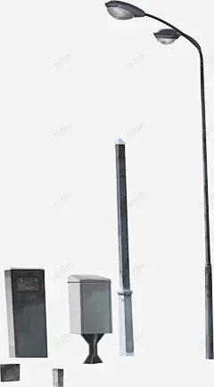 手绘黑色路灯高清素材 路灯 黑色 免抠png 设计图片 免费下载
