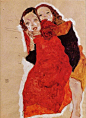 席勒的红 ‖ 埃贡·席勒(Egon Leo Adolf Schiele)是二十世纪初杰出的奥地利画家，1890年6月12日出生在下奥地利的图尔恩，他是一位铁路工人的儿子，在偏僻小镇上读完了小学和中学， 1902年考入克洛斯特新堡的州联邦高级中等文科学校， 从那时起他就酷爱美术， 利用业余时间勤奋作画，在他早期作品中还可 ​​​​...展开全文c