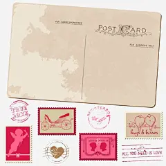 婚礼贺卡明信片高清素材 免抠 页面网页 平面电商 创意素材 png素材