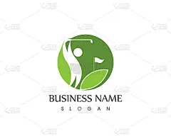 高尔夫图标矢量图