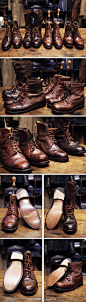 来自英国鞋匠，超高品质的“旧”鞋。