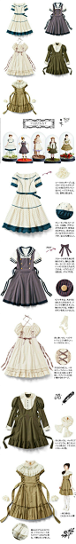 #Lolita种草# <a class="text-meta meta-tag" href="/search/?q=haco">#haco#</a>童话系列，记得米吧开过好几次团购。从开始推出的爱丽丝、桃乐丝、白雪公主、小红帽到拇指姑娘，匹诺曹，莴苣，红发安妮，美女与野兽、之后的凡尔赛玫瑰洋装、百用不厌的爱丽丝茶会主题，出到后来感觉风格反而日趋平淡了。haco官网：O网页链接 图片无水印自取