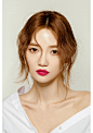 BEIGE AMPOULE GLOTINT #134 WHOES RED by 츄(chuu) : ★ 성경언니의 인생템!! ★  성경언니 인스타에 매일 도배되는 중♥  이렇게 만들수있는건 베이지츄뿐!                         실제 색상과 가장 흡사한 발색컷이니 참고하여 주세요