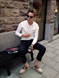 Martin Hansson - Ralph Lauren Shirt, Dockers Trousers, Kurt Geiger Shoes, Marco Parisi Belt - TUESDAY