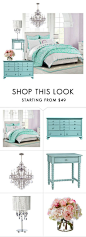 "McDonald Tween Bedroom" by tmarrah on Polyvore featuring interior, interiors, interior design, home, home decor, interior decorating, PBteen, Redford House, Diane James and bedroom