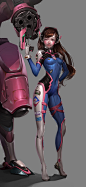 D.va Fan art, Jayjiwoo Park : .