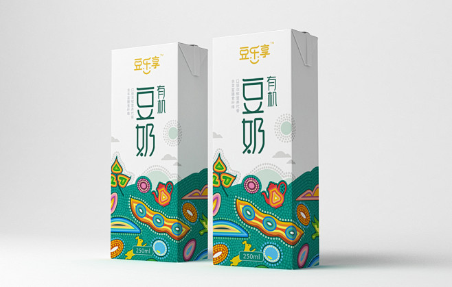 有机豆奶包装设计 豆奶饮品包装设计 营养...