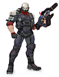 Talon Trooper Art from Overwatch 2