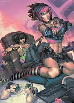 Chuck Pires 性感插画欣赏