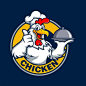 Premium Vector | Chicken mascot logo design vector template
