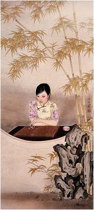 江立峰工笔人物画.琴棋書畫.jpg
