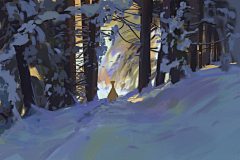二值画采集到Atey Ghailan