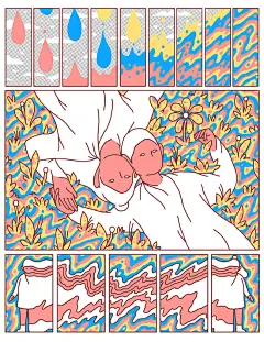 插画师 Evan Matthew Cohen 很喜欢展示时间的流逝，引导观众逐步了解正在发生的事情。

作品充满了禅意，耐人寻味

插画超话 ​​​​