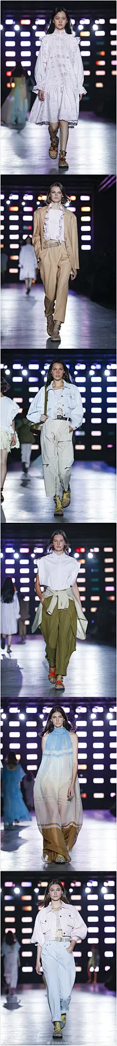 #海报网直击米兰时装周#  Alberta Ferretti 2019 春夏秀场，纯美、烂漫、阳光满溢。展现当代女性追求自然、不受约束的时尚态度下浓烈且细腻的精致审美
本场Model：Rianne van Rompaey、Vittoria Ceretti、Edie Campbell、Kaia Gerber、Kendall Jenner、Gigi Hadid、Bella Hadid……
​​​​...展开全文c