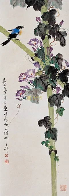 【岭南名家黄幻吾花鸟画作品欣赏】-花瓣网