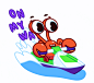 Snappy Crab - Telegram Animated Stickers : Sticker pack for Telegram Messenger