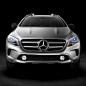 Silver car Mercedes GLA Concept
