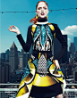 Coco Rocha演绎2013秋冬时尚 登《时尚芭莎》