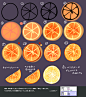 [pixiv]@海緒ユカ的SAI教程：橙子的绘制