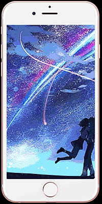 你的名字 新海诚 唯美 浪漫 流星 三叶 livephotos 动态 锁屏 壁纸 动图 电影 动漫 