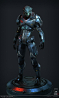 ArtStation - Mass Effect Challenge - Nalik - Front, camille delmeule