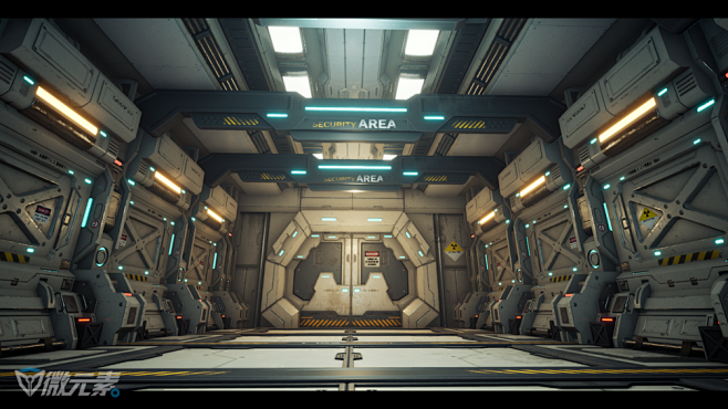 UE4场景教程科幻走廊（带工程文件）