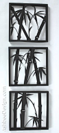 Ashbee Design Silhouette Projects: 3-D Bamboo Shadow Box • Silhouette Tutorial: 