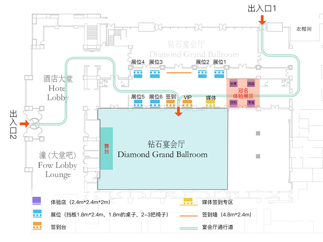 活动区域示意图