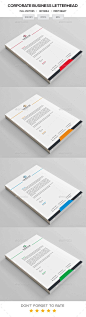 Business Letterhead - Stationery Print Templates