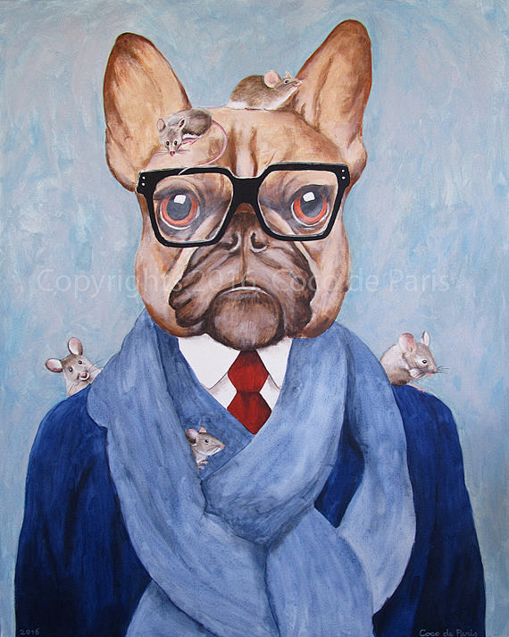 Frenchie Painting on...