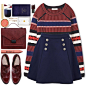 A fashion look from November 2016 featuring navy blue sweater, Tommy Hilfiger and roll up flats. Browse and shop related looks.